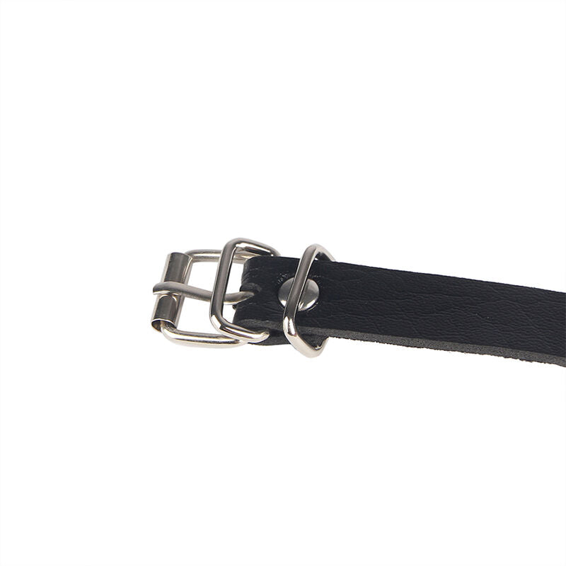 CHAINE BAGUE CUIR CEINTURE NOIR