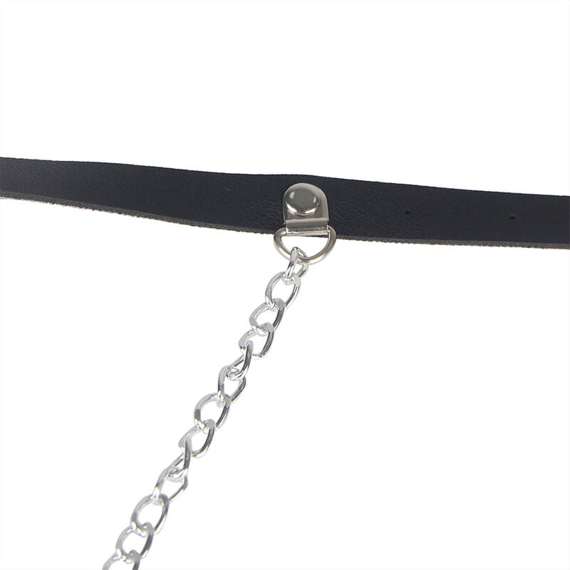 HARNAIS CEINTURE CUIR NOIR TAILLE UNIQUE