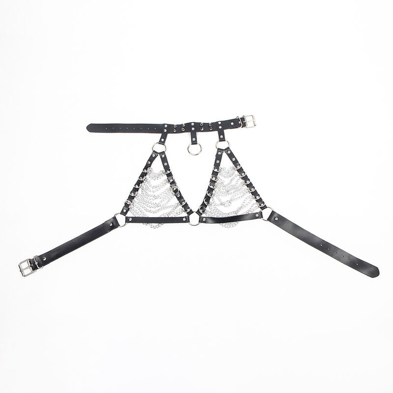 SOUTIEN-GORGE HARNAIS ET COLLIER AVEC CHAÎNE