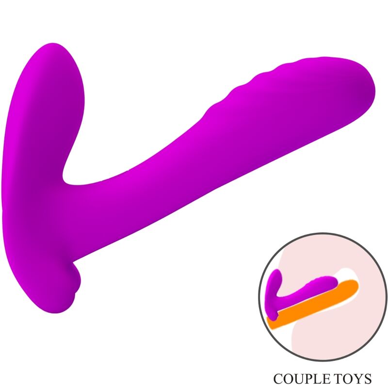 PRETTY LOVE - MASSEUR & VIBRATEUR 12 VIBRATIONS TÉLÉCOMMANDE VIOLET