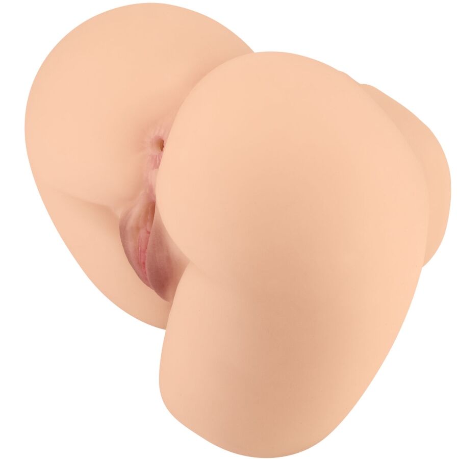 CRAZY BULL - VIBRATEUR ARRIÈRE ROLONDA AVEC VAGIN ET ANUS NATURELS RÉALISTES